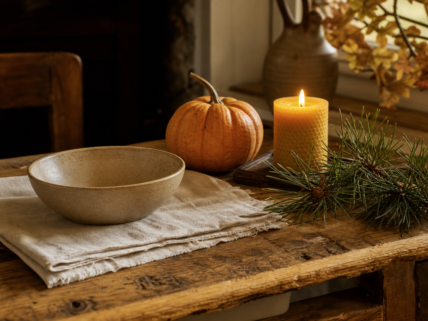 A fall kitchen